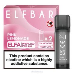 elfbar elfa kapsułka - 2ml - 20mg (2 opakowania) 42RP111 różowa lemoniada