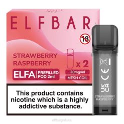 elfbar elfa kapsułka - 2ml - 20mg (2 opakowania) 42RP112 truskawka malina