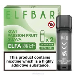 elfbar elfa kapsułka - 2ml - 20mg (2 opakowania) 42RP117 kiwi, marakuja, gujawa