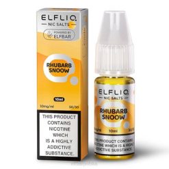 elfbar elfliq nic salts - rabarbar snow - 10ml-20 mg/ml 42RP172