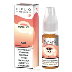 elfbar elfliq nic sole - lód brzoskwiniowy - 10ml-20 mg/ml 42RP186