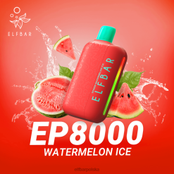 ELFBAR jednorazowe vape nowe zaciągnięcia ep8000 46XNB62 lód arbuzowy