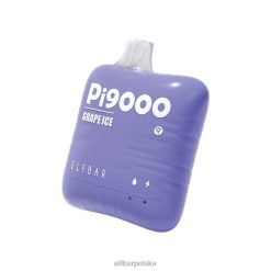 ELFBAR Jednorazowy waporyzator pi9000 9000 zaciągnięć 46XNB108 winogrono