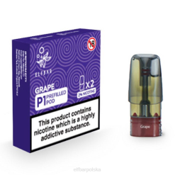 elfbar mate 500 p1 napełnione kapsułki - 20 mg (2 opakowania) 42RP145 winogrono
