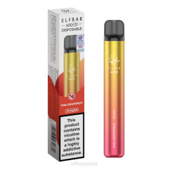 Waporyzator jednorazowy elfbar 600v2 - 20mg 42RP19 różowy grejpfrut