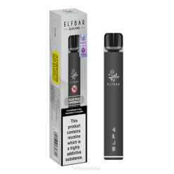 zestaw elfbar elfa pro pod - akumulator 42RP68 Czarna + niebieska kapsułka z lemoniadą Razz